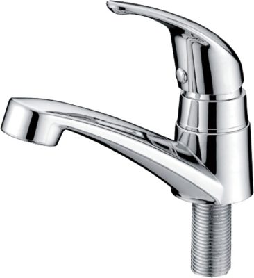 Grifo lavamanos Tipo Monocomando ABS Cromado Asiento Cerámico 1/4V