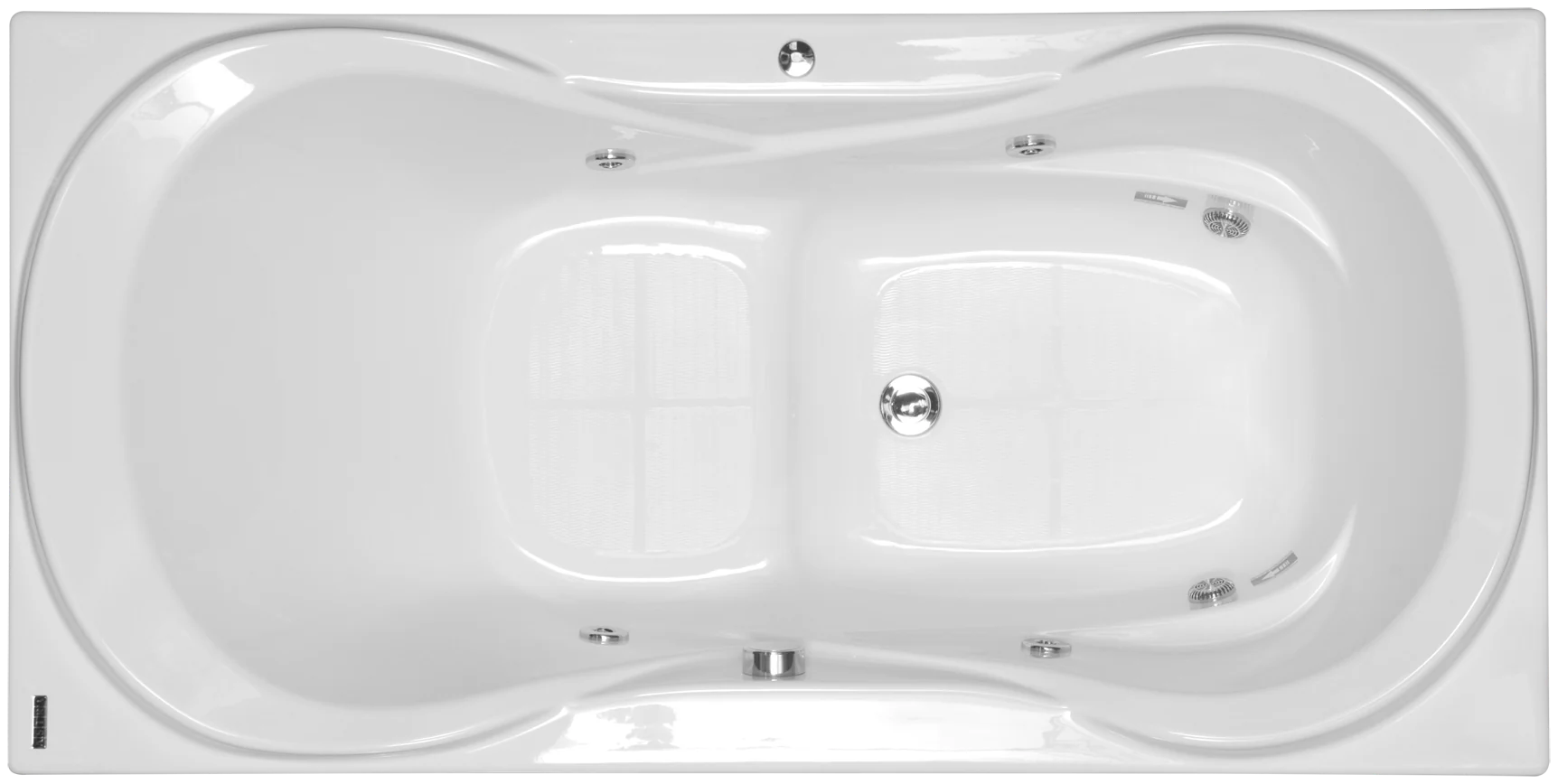 Bañera de hidromasaje ASTRA fabricada en El Salvador en gel coat náutico